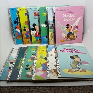 Disney Little Golden Books Set - Colorful Collection